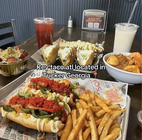 A table spread from the counter